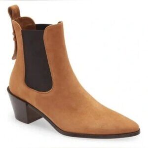 FRAME LE LEXINGTON CHELSEA SUEDE ANKLE BOOTIE BOOTS SIZE 8.5